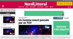 Desktop Screenshot of nordlittoral.fr