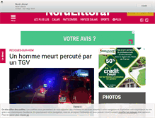Tablet Screenshot of nordlittoral.fr